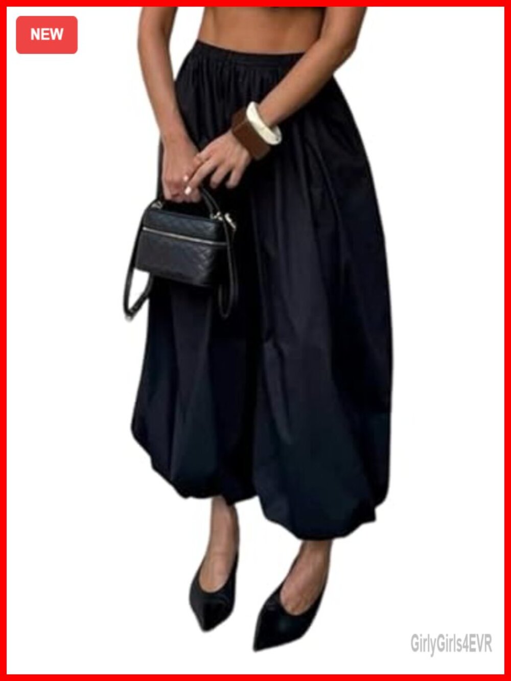 Wide Leg Palazzo Balloon Pants Pleated Harem Drawstring Waist Casual